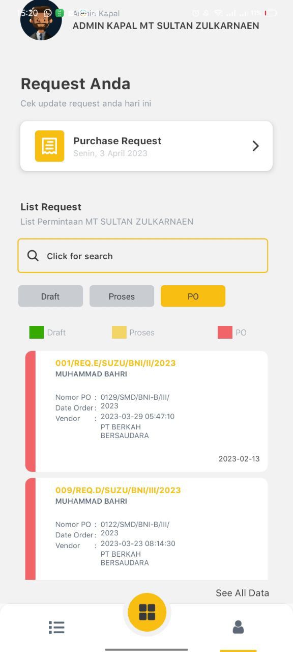 Odoo - Sample 1 for three columns
